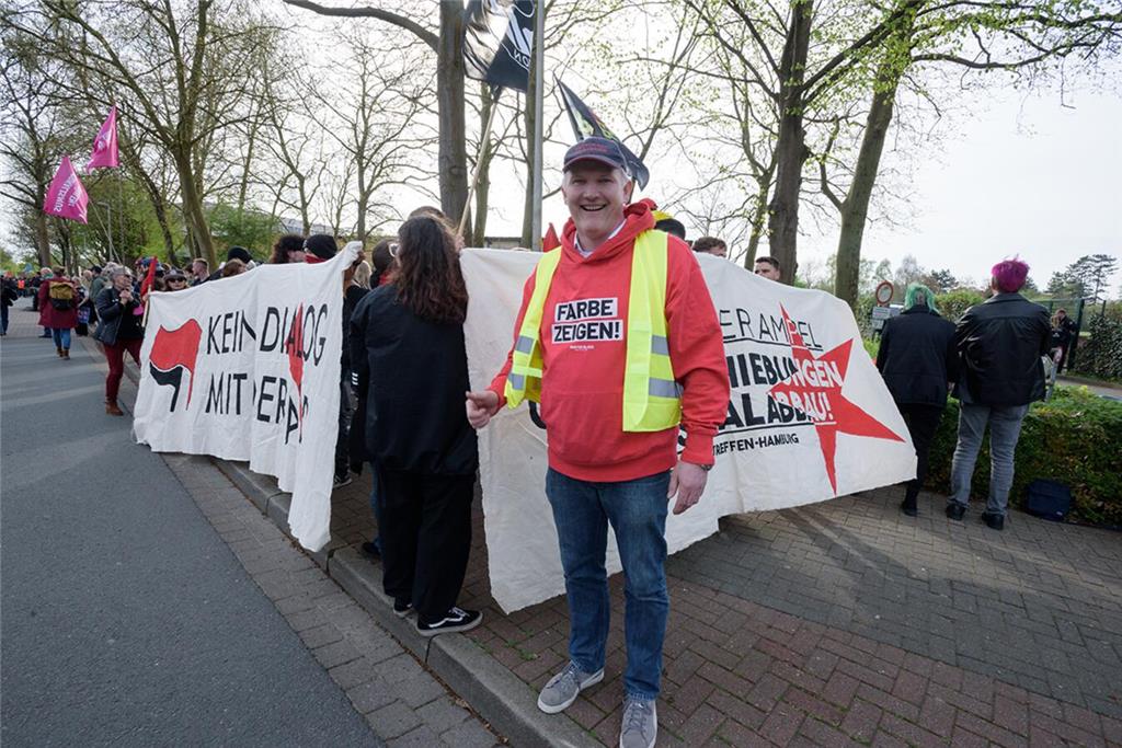 AfD-Gegendemonstration in Buxtehude.