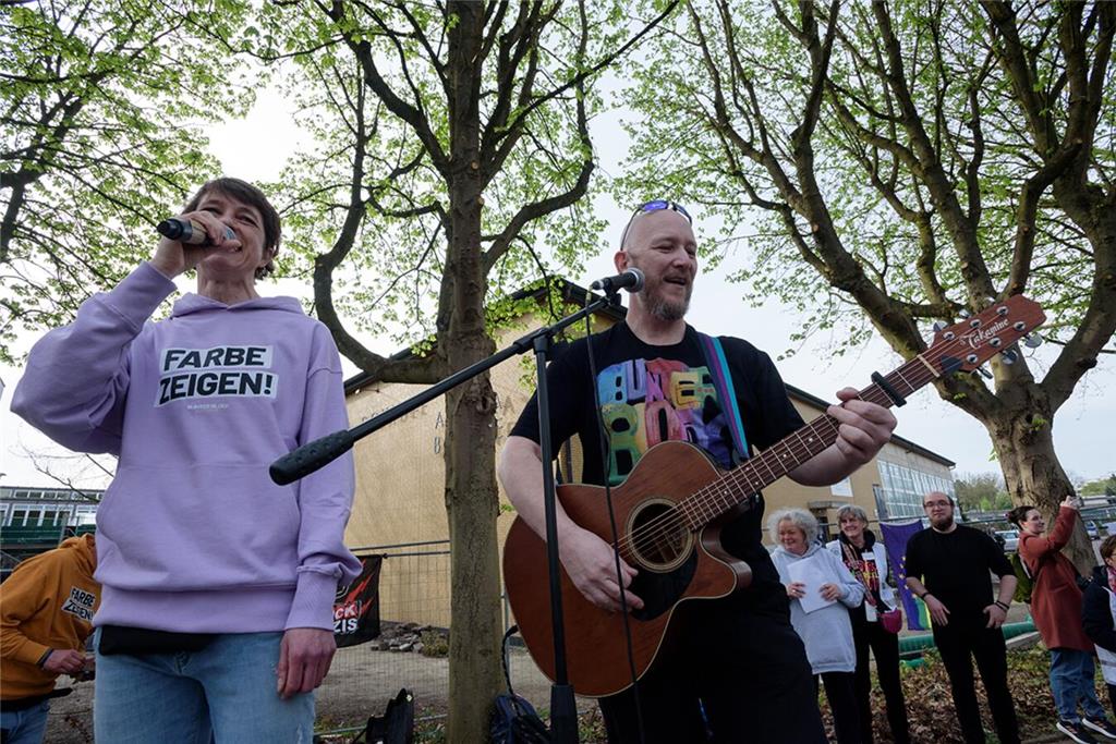 AfD-Gegendemonstration in Buxtehude.