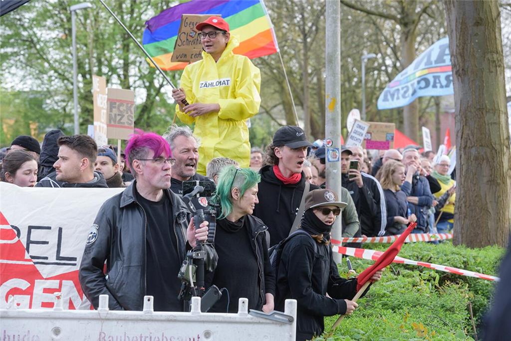 AfD-Gegendemonstration in Buxtehude