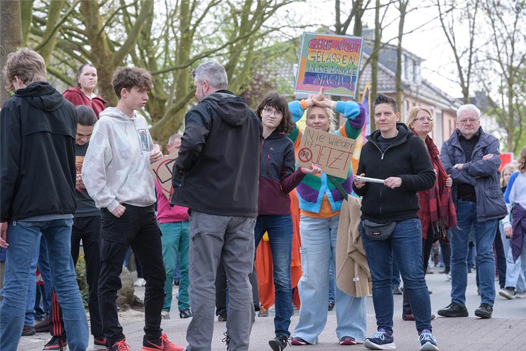 AfD-Gegendemonstration in Buxtehude