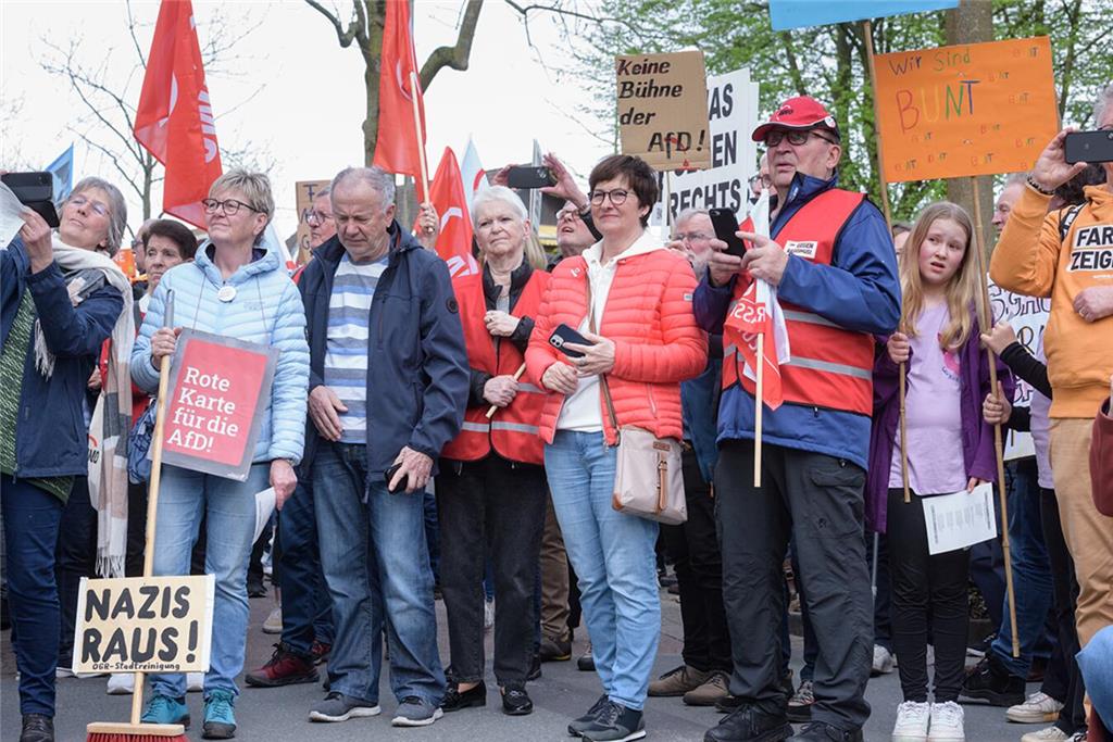 AfD-Gegendemonstration in Buxtehude