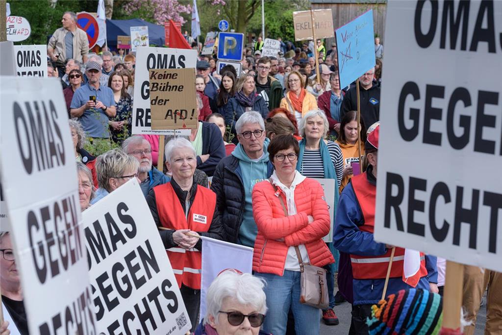 AfD-Gegendemonstration in Buxtehude