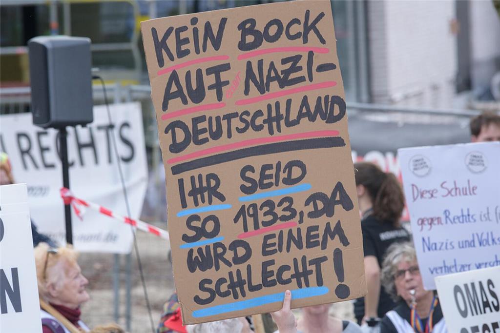 AfD-Gegendemonstration in Buxtehude