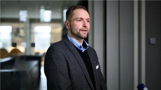 AfD-Landesvize Stephan Bothe hält die neue Einstufung seiner Partei durch den Verfassungsschutz für rechtswidrig.