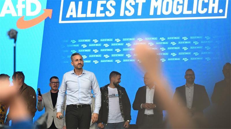 AfD-Spitzenkandidat Ulrich Siegmund hofft auf einen historischen Wahlsieg.