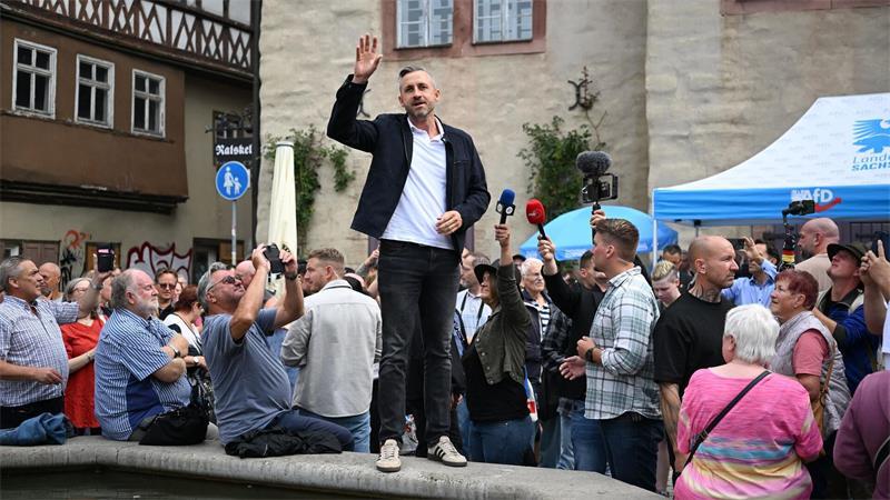 „Wir gehen hier durch die Decke“ - AfD feiert Rekordergebnis AfD-Spitzenkandidat Ulrich Siegmund zog als Person die Aufmerksamkeit im Wahlkampf auf sich, wie kein anderer Politiker. (Archivbild)