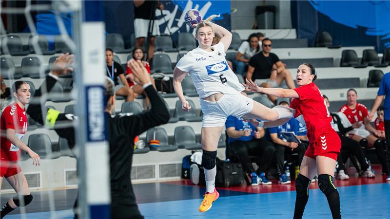 Aida Mittag bei der U19-EM in Montenegro.