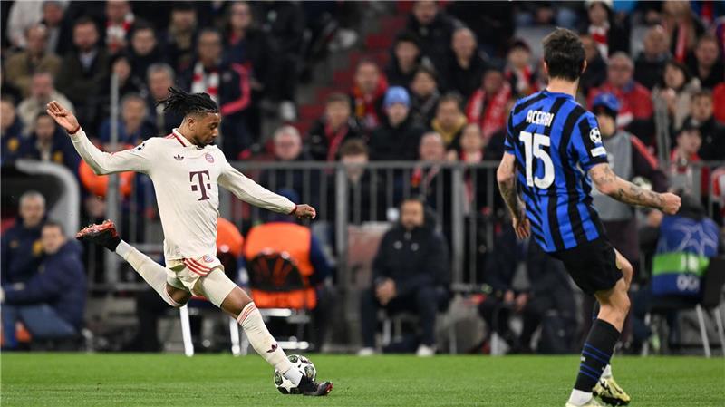 Müllers Joker-Tor reicht nicht - Bayern droht Inter-K.o. Aktivposten in der Münchner Offensive: Michael Olise.