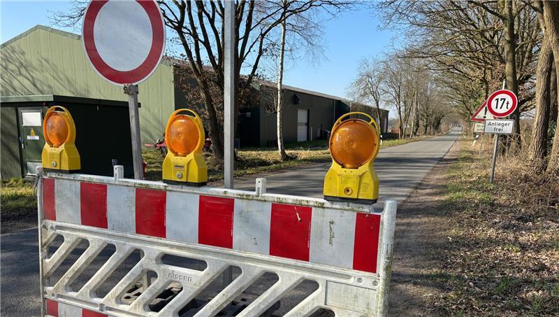 Aktuell ist der Hagener Weg noch wegen Arbeiten an Versorgungsleitungen gesperrt.
