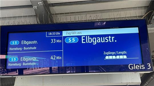 Aktuell müssen Pendler aus Stade Geduld mitbringen.