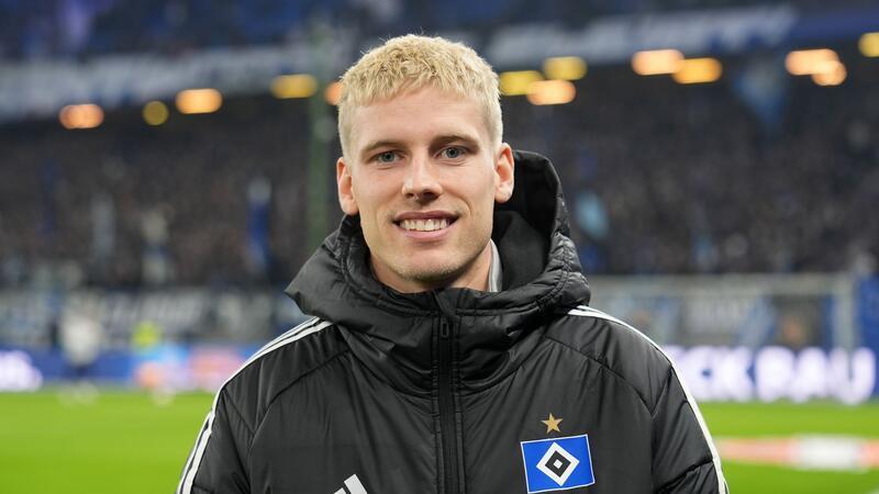 Albert Grönbaek fällt beim HSV wegen einer Muskelverletzung aus. (Archivbild)