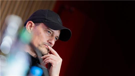 Alexander Blessin äußerte auf der Pressekonferenz nach dem Spiel in Köln deutliche Kritik. 