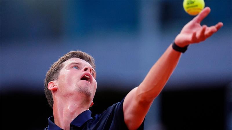 Alexander Blockx ist Zverevs erster Wimbledon-Gegner. (Archivbild)