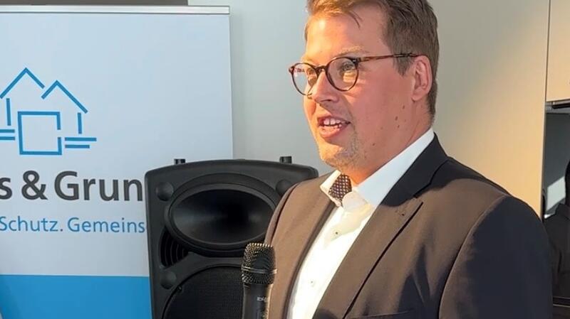 Haus&Grund Buxtehude diskutiert mit CDU-Mann Alexander Krause Alexander Krause bei Haus&Grund.