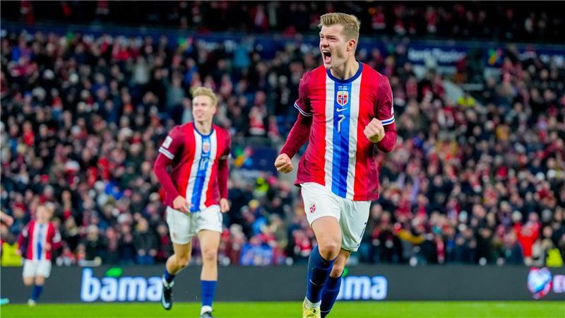 Alexander Sörloth brach Norwegens Bann in der zweiten Hälfte.