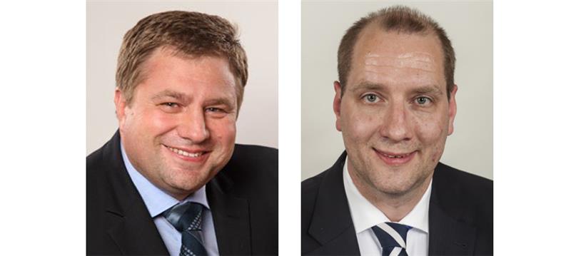 Alexander Weiz (links) ist Vorsitzender der UWG Neu Wulmstorf. Jan Lüdemann ist Fraktionschef der UWG.