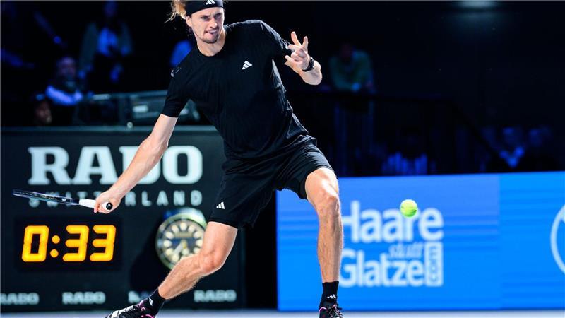 Alexander Zverev fordert im Finale von Wien Jannik Sinner.