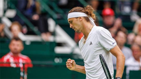 Alexander Zverev hat Deutschland gegen Kroatien in Führung gebracht.