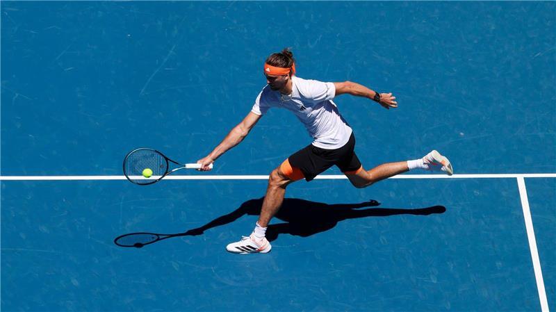 Alexander Zverev hatte in einem ersten Match nur am Anfang Probleme.