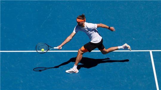 Alexander Zverev hatte in einem ersten Match nur am Anfang Probleme.