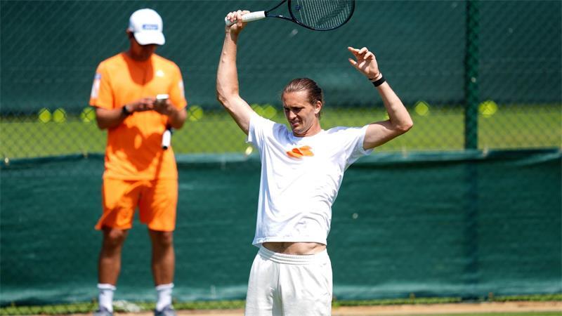 Alexander Zverev möchte endlich auch in Wimbledon weit kommen.