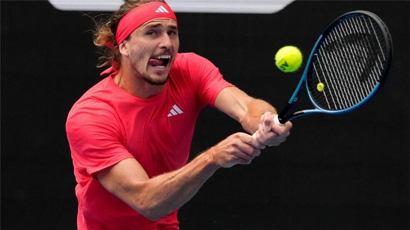 Alexander Zverev muss im Achtelfinale der Australian Open hart kämpfen