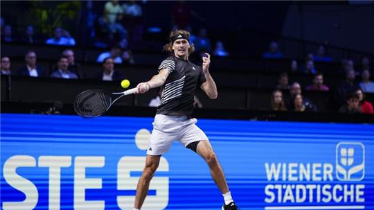 Alexander Zverev steht in Wien in der zweiten Runde.