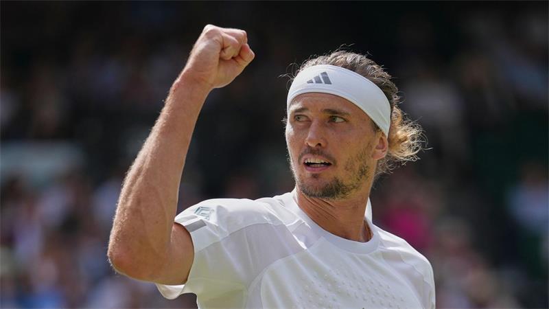 Alexander Zverev steht zum ersten Mal im Wimbledon-Finale. 