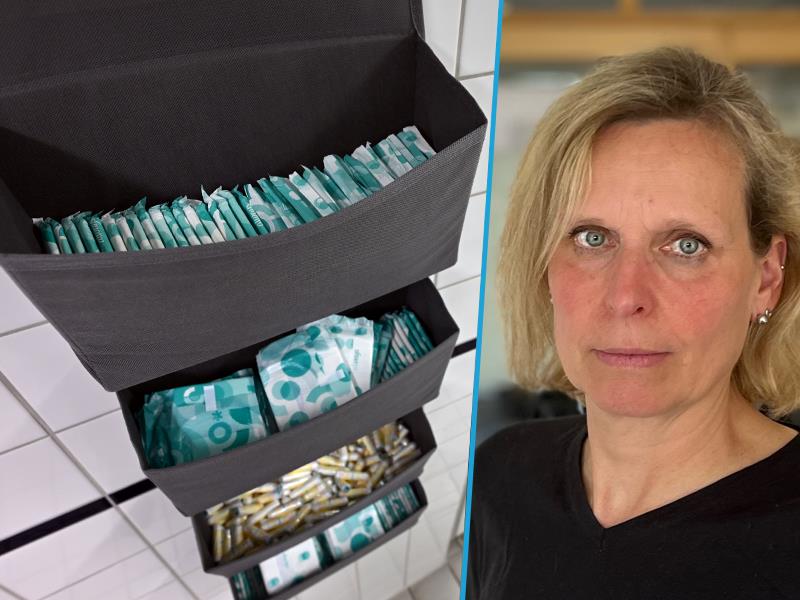 Hygieneartikel an Schulen? Kostenlos und anonym, bitte! Alexandra Bisping.
