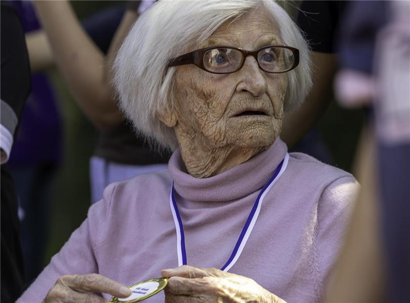 Alle Teilnehmer bekamen am Ende eine Medaille.