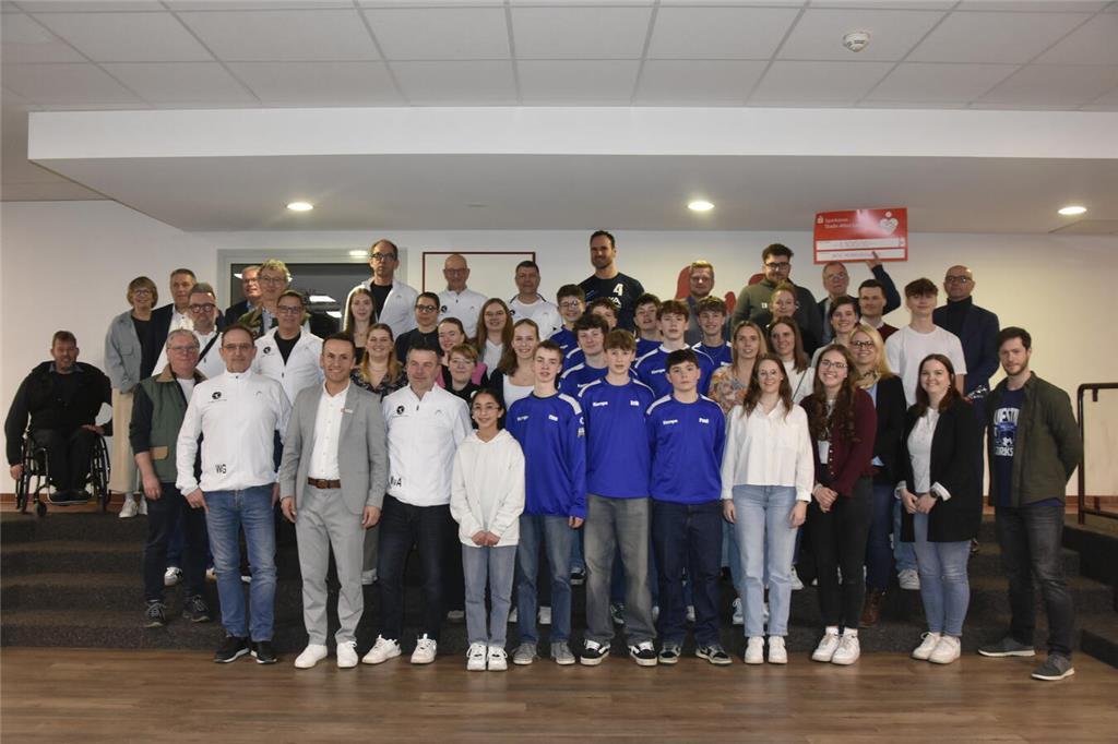 Alle geehrten Sportlerinnen und Sportler.