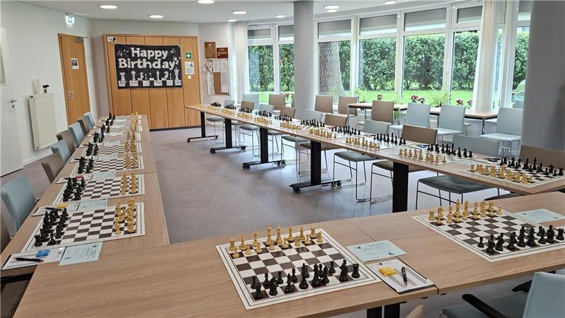 Alles hergerichtet für den 40. Geburtstag.