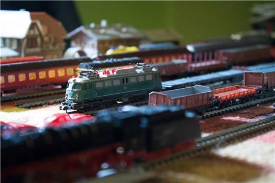 Alles rund um die Modelleisenbahn wird am Sonntag in der Festhalle angeboten.