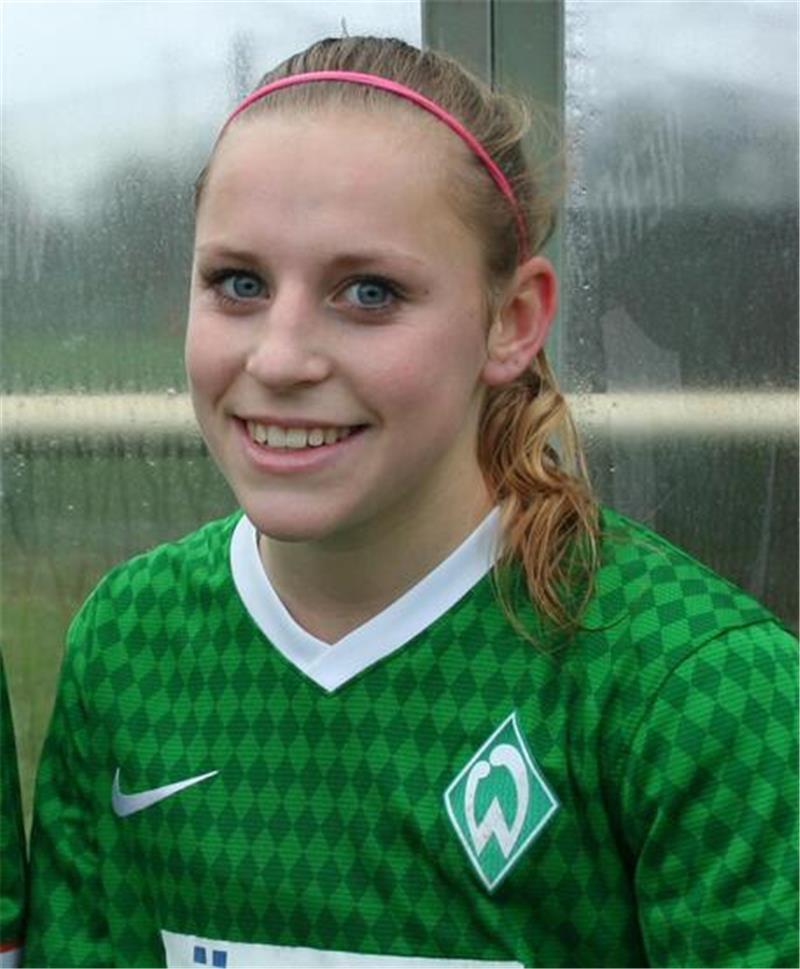 Als Cindy König bei Werder Bremen in die Damenmannschaft kam (hier ein Foto aus 2013), spielte diese noch in der Zweiten Liga. Auch dank der Treffer der Bremerhavenerin gelang der Aufstieg. 