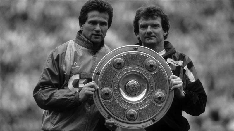 Als Co-Trainer von Jupp Heynckes (links) wurde Egon Coordes mit dem FC Bayern deutscher Meister.