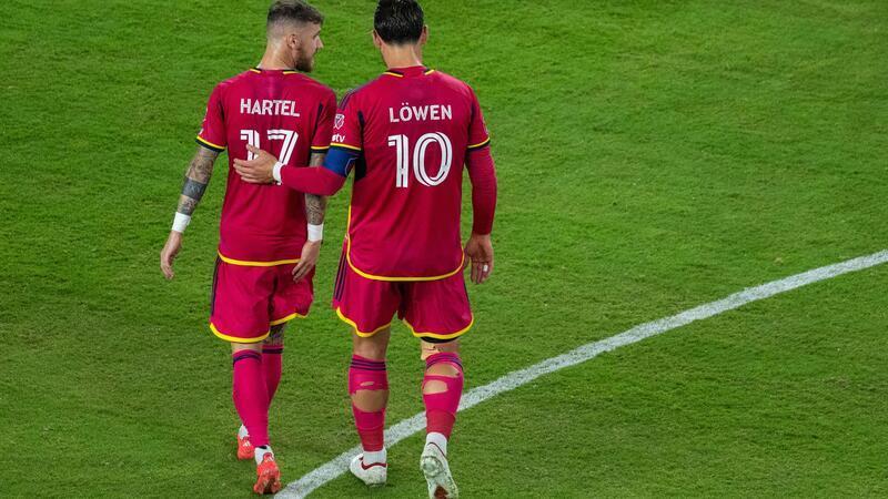 Aus St. Pauli in die Provinz: Hartel und die Abzweigung MLS Als Marcel Hartel (l) zu St. Louis kam, war Eduard Löwen schon da.
