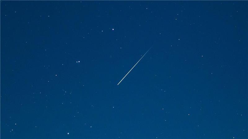 Als Sternschnuppenmonat schlechthin gilt der August. (Illustration)