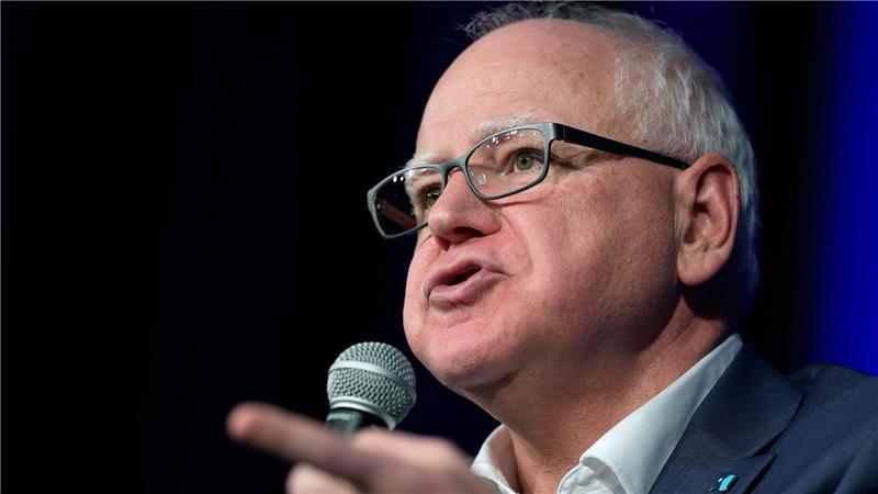 Als Vize wurde es nichts, will Tim Walz nun ins Oval Office? (Archivbild)