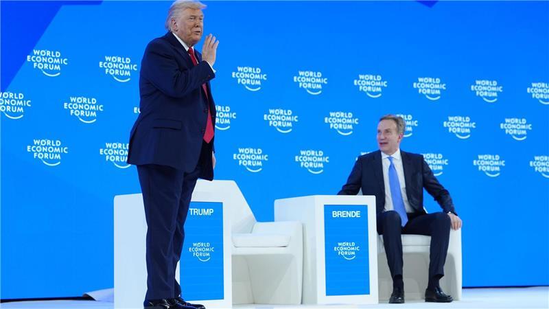 Als WEF-Chef begrüßte der 60-jährige Brende wichtige Redner wie US-Präsident Donald Trump. (Archivbild)