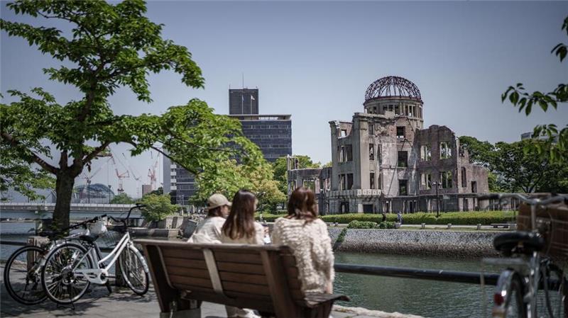Als am 6. August 1945 die Atombombe in Hiroshima explodierte, blieb in der Gegend nur der Genbaku Dome stehen. Heute ist er das Hiroshima-Friedensdenkmal. (Archivfoto)