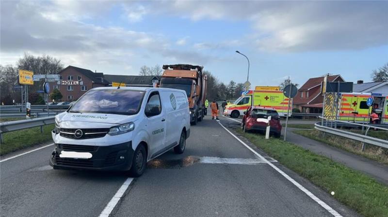 Am 23. Dezember 2024 kam es auf der B495 zu einem Unfall.