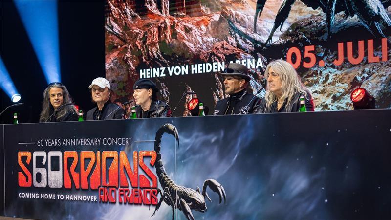 Am 5. Juli spielen die Scorpions zum ersten Mal in ihrer Heimat ein Stadionkonzert. (Archivbild)