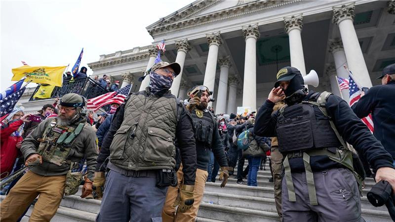 Am 6. Januar 2021 hatten Randalierer angestachelt von Donald Trump das US-Parlament gestürmt. (Archivbild)