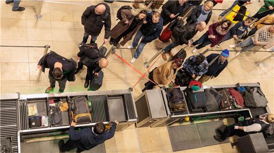 Am BER stand zwischenzeitlich der Betrieb still.