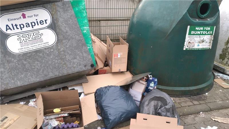 Am Brink und am Bauhof in Himmelpforten bieten sich den Bauhof-Mitarbeitern immer wieder solche Anblicke.
