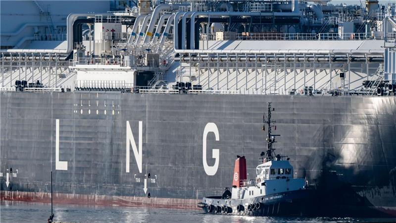 Am Mittwoch ankerten zahlreiche LNG-Tanker vor Katar im Persischen Golf. (Symbolbild)