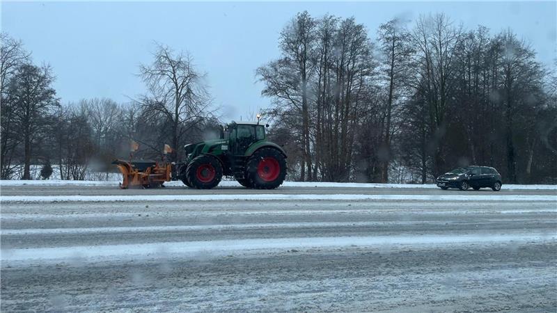 Am Mittwochmorgen gegen 10 Uhr wurde die B73 geräumt.