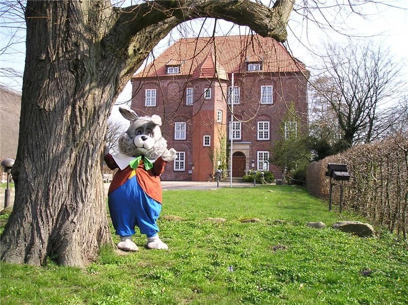 Ausflugstipps: Was Familien im Kreis Stade zu Ostern unternehmen können Am Ostermontag können Kindern den Osterhasen auf Schloss Agathenburg treffen.