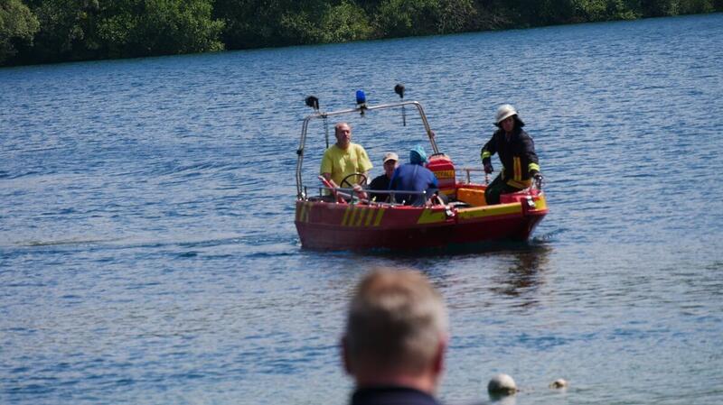 Am Sonnabendmorgen wurden die Rettungskräfte zu einem Tauchunfall am Kreidesee Hemmoor alarmiert.