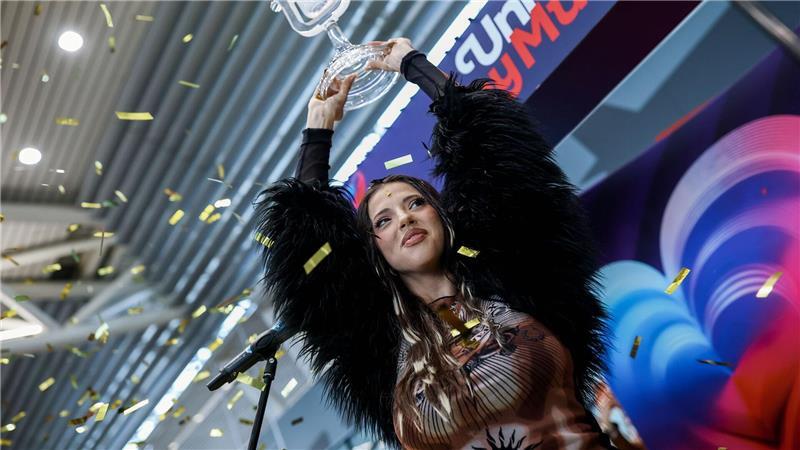 Am Sonntag war Dara bereits am Flughafen von Sofia von Fans gefeiert worden. (Archivbild)